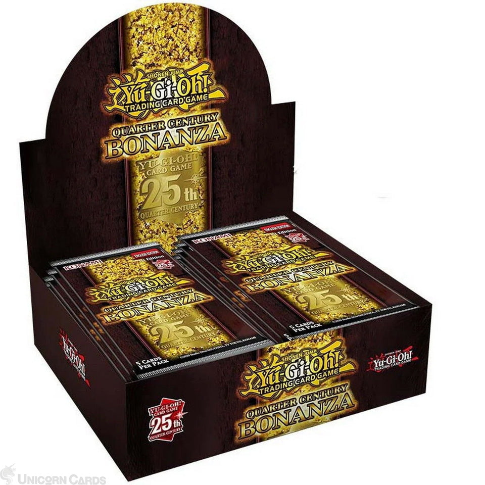 Yugioh Quarter Centrury Bonanza Booster Box