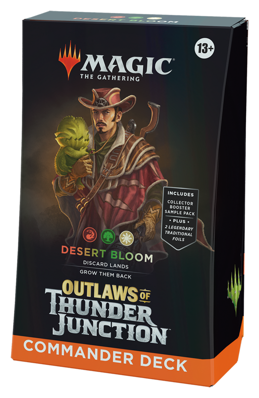 MTG Outlaws of Thunder Junction Desert Bloom Commander Deck