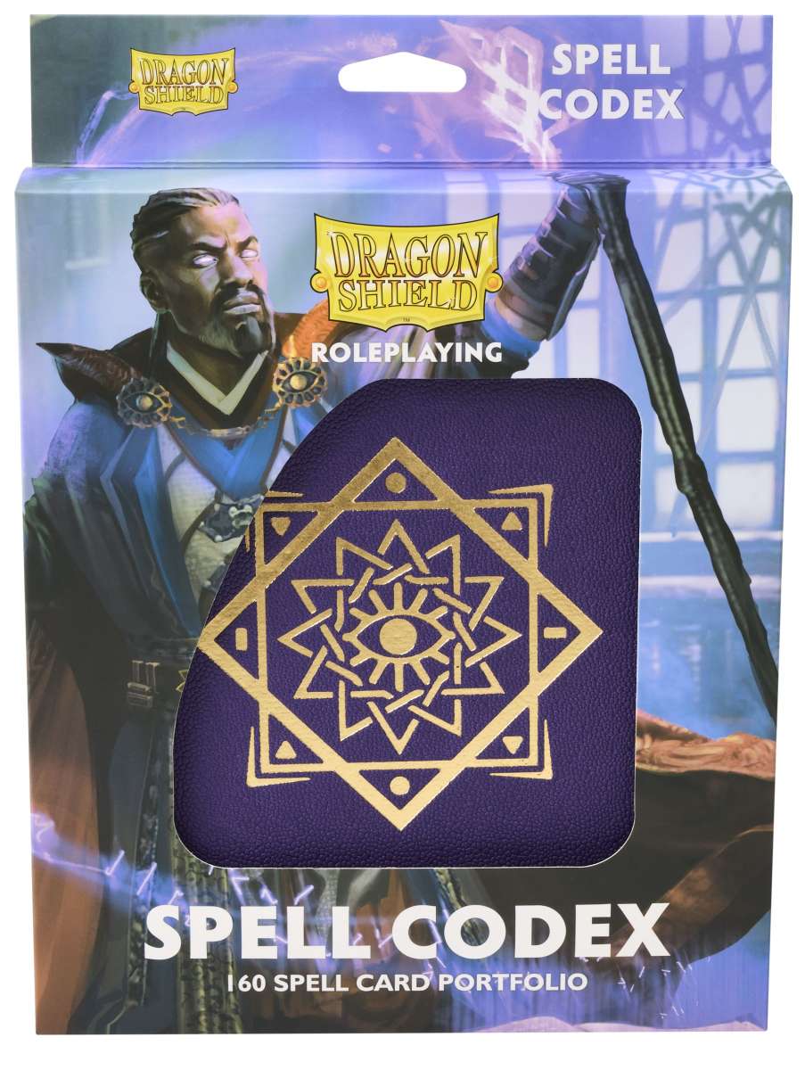 Dragon Shield Spell Codex 160 Spell Card Portfolio Arcane Purple