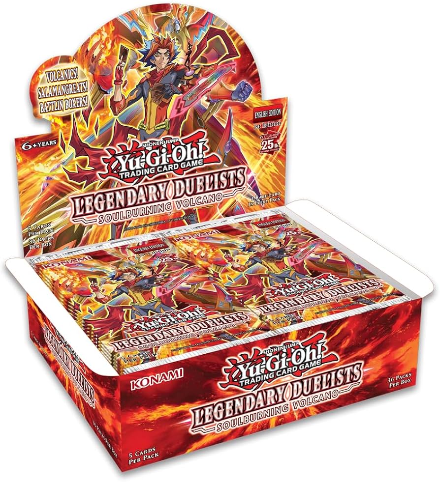 Yugioh Legendary Duelists Soulburning Volcano  Booster Box