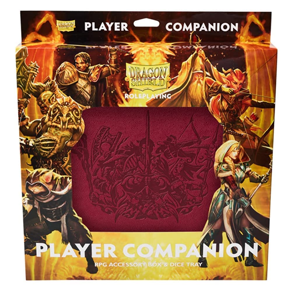 Dragon Shield Player Companion Blood Red