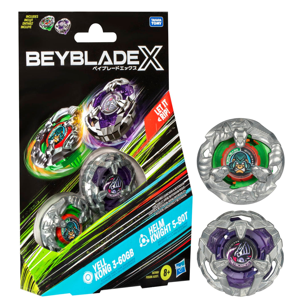 Beyblade X Dual Pack Yell Kong & Helm Knight