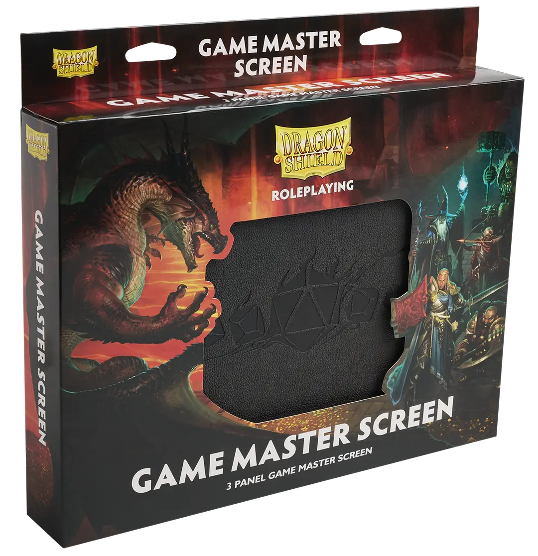 Dragon Shield Game Master Screen Black