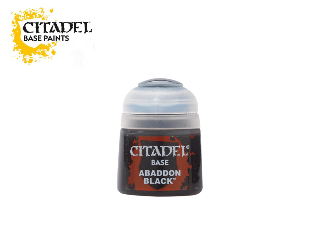 Citadel Base 12ml Paint - Abaddon Black