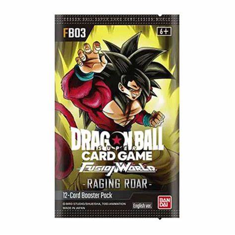 Dragonball Super Fusion World Raging Roar FB03 Booster Pack