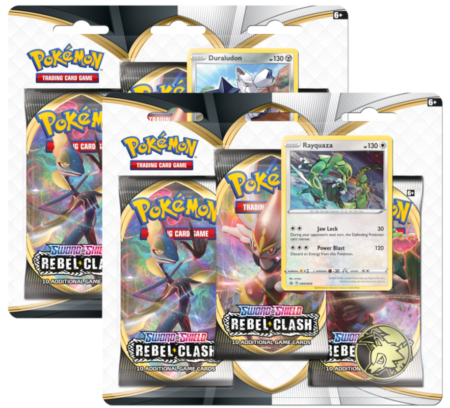 Pokemon Rebel Clash 3-Pack Blister