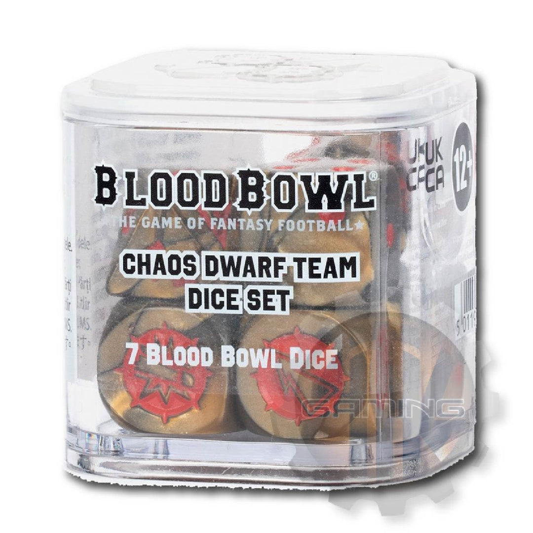 Warhammer Blood Bowl Chaos Dwarf Dice Set