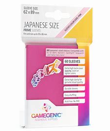 GameGenic Pink 60 Japanese Sleeves