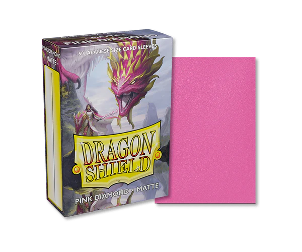 Dragon Shield Pink Diamond 60 Japanese Sleeves